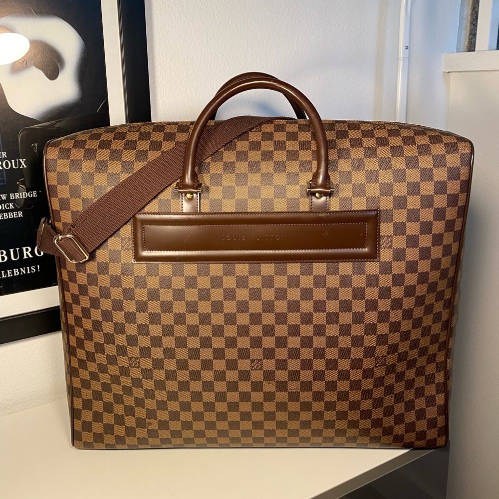 Vintage Louis Vuitton Nolita MM Damier Ebene Travel Bag
